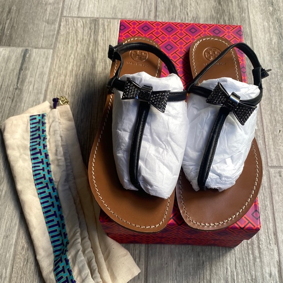 π π€ NWOT TORY BURCH sandals w/ rhinestone sz10 π©Ά - Picture 6 of 16